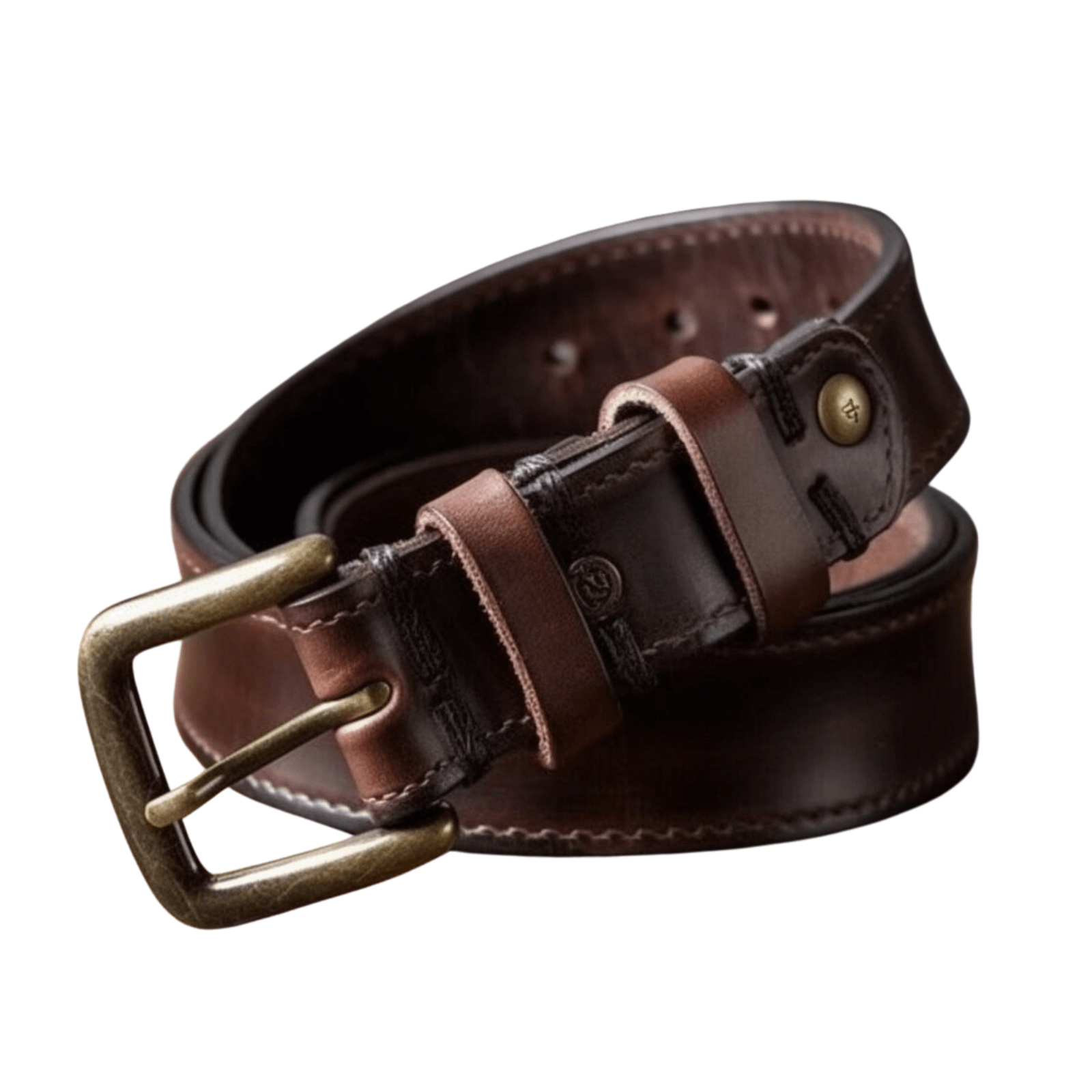 Worios Cassual Brown Leather Belt