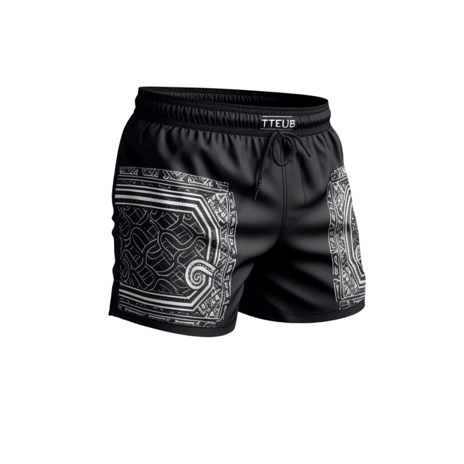 Worios Stylish Black Tudo Short